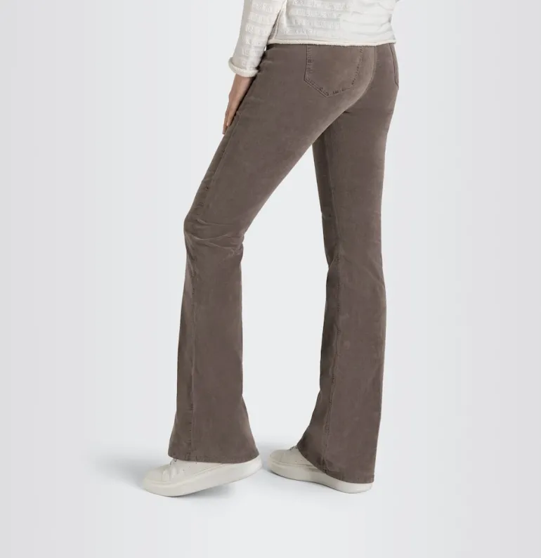 MAC JEANS - BOOT, Baby soft corduroy braun