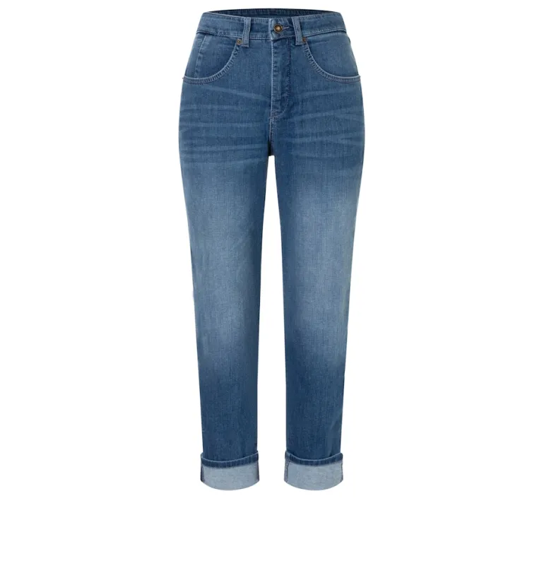 MAC JEANS - CAROL, Easy commercial denim blau