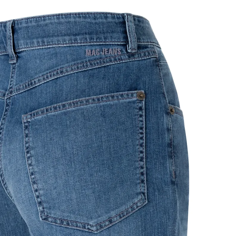 MAC JEANS - CAROL, Easy commercial denim blau