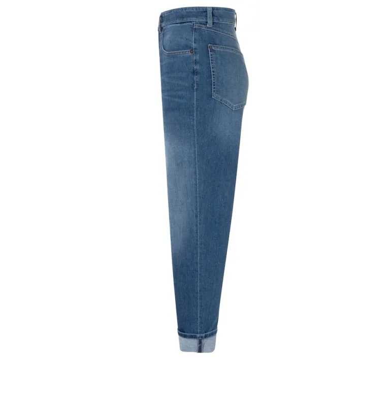 MAC JEANS - CAROL, Easy commercial denim blau