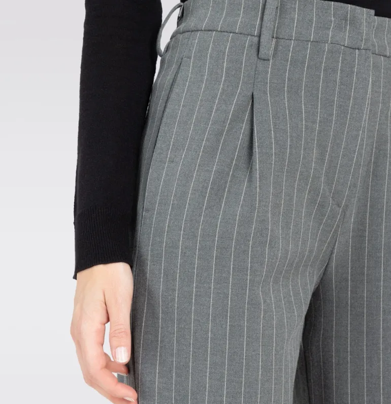 MAC JEANS - CHAJA, Bistretch dessiniert grau