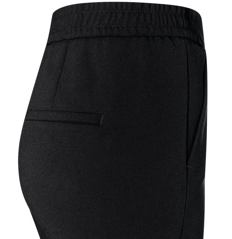 MAC JEANS - CHIARA, Floating crepe schwarz