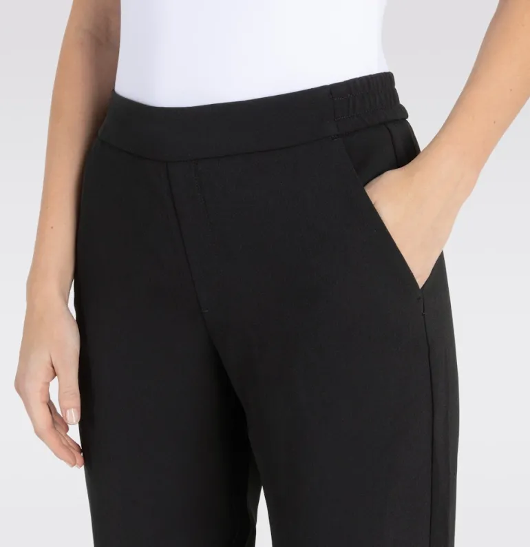 MAC JEANS - CHIARA, Floating crepe schwarz
