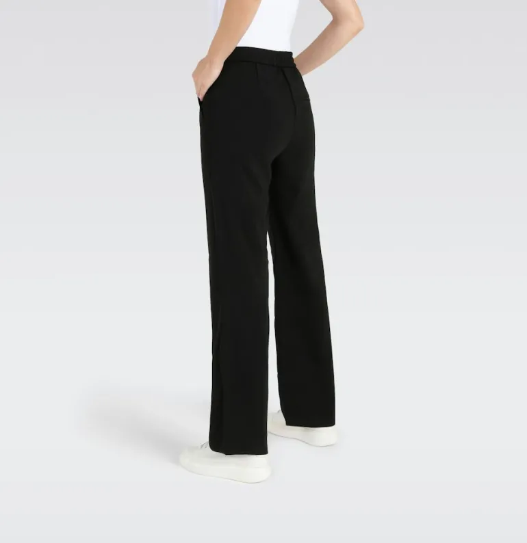 MAC JEANS - CHIARA, Floating crepe schwarz