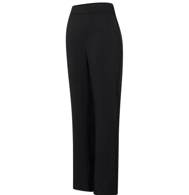MAC JEANS - CHIARA, Floating crepe schwarz