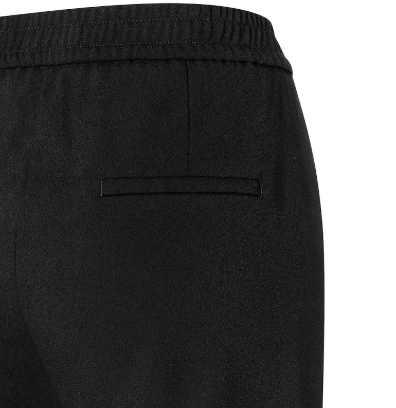 MAC JEANS - CHIARA, Floating crepe schwarz
