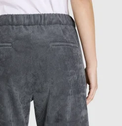 MAC JEANS - CHIARA, Fluid corduroy grau