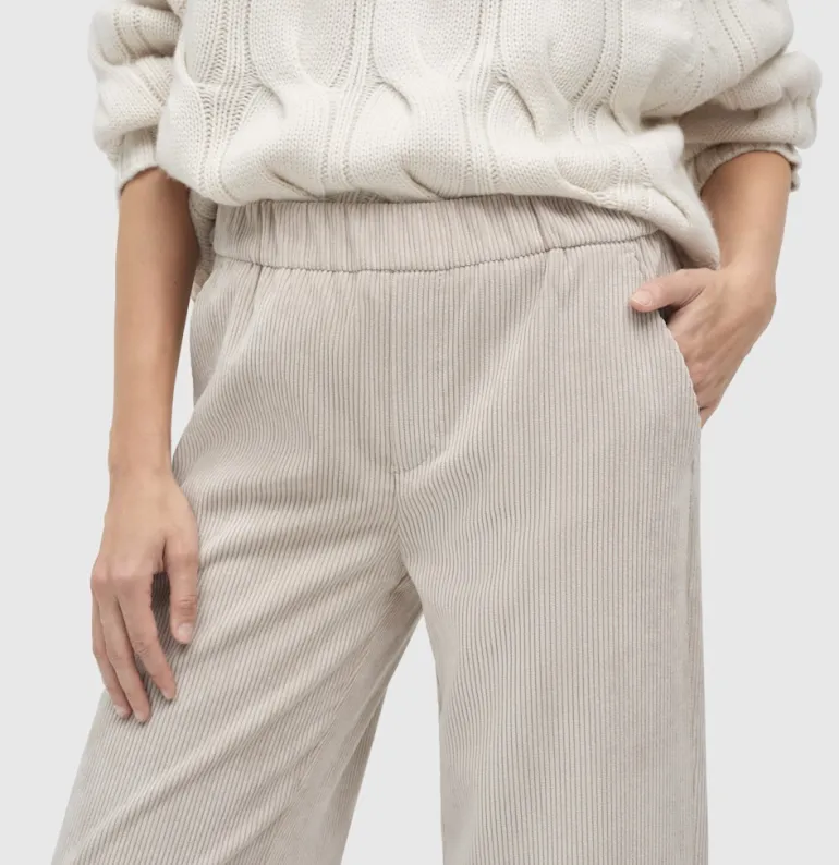 MAC JEANS - CHIARA, Fluid corduroy braun1
