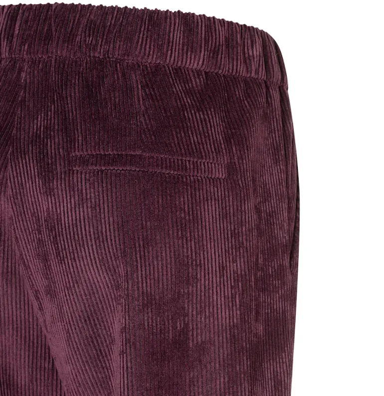 MAC JEANS - CHIARA, Fluid corduroy beeren