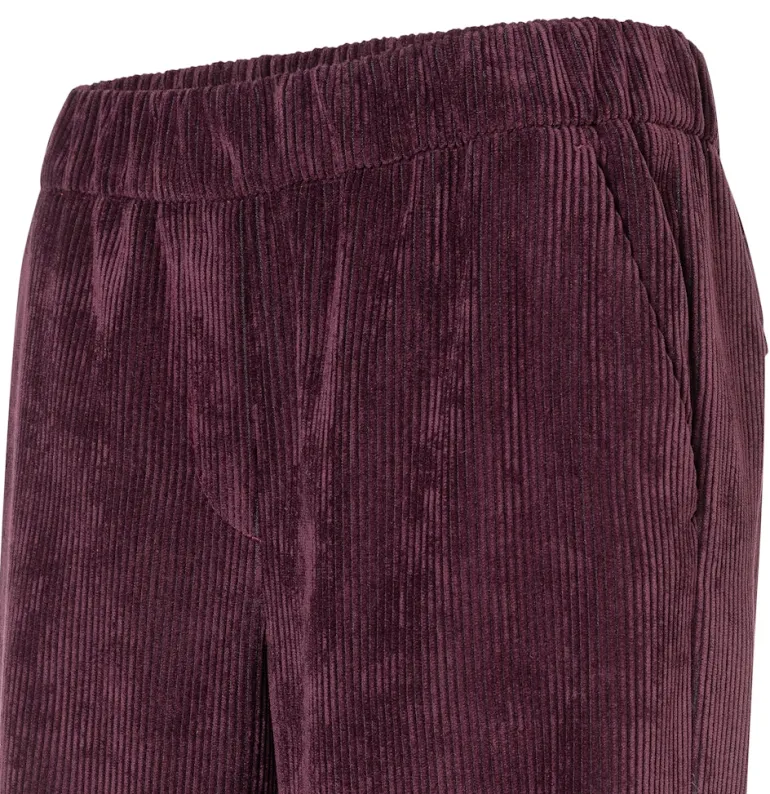 MAC JEANS - CHIARA, Fluid corduroy beeren