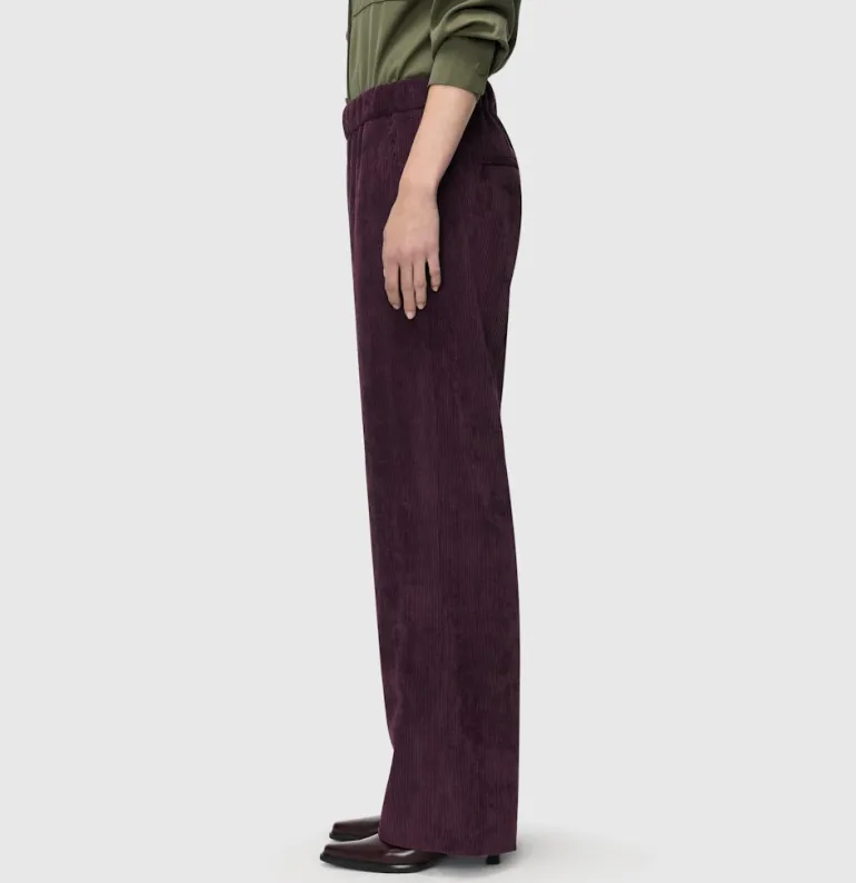 MAC JEANS - CHIARA, Fluid corduroy beeren