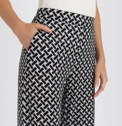 MAC JEANS - CHIARA, Jersey print schwarz