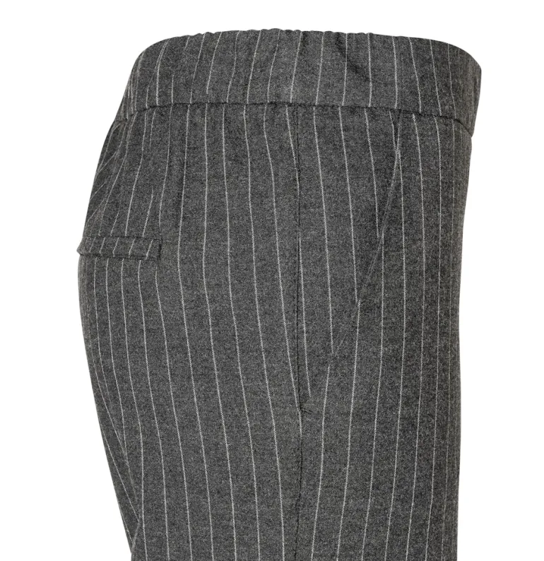 MAC JEANS - CHIARA, Premium fluid Flanell grau2