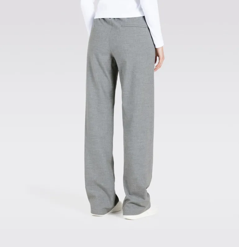 MAC JEANS - CHIARA, Premium fluid Flanell grau1