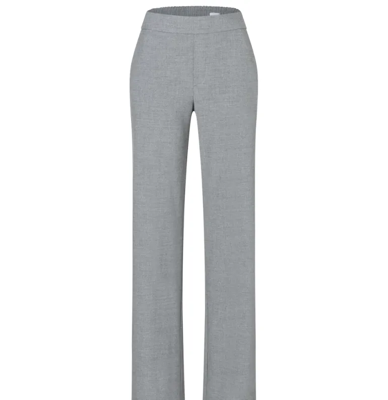 MAC JEANS - CHIARA, Premium fluid Flanell grau1