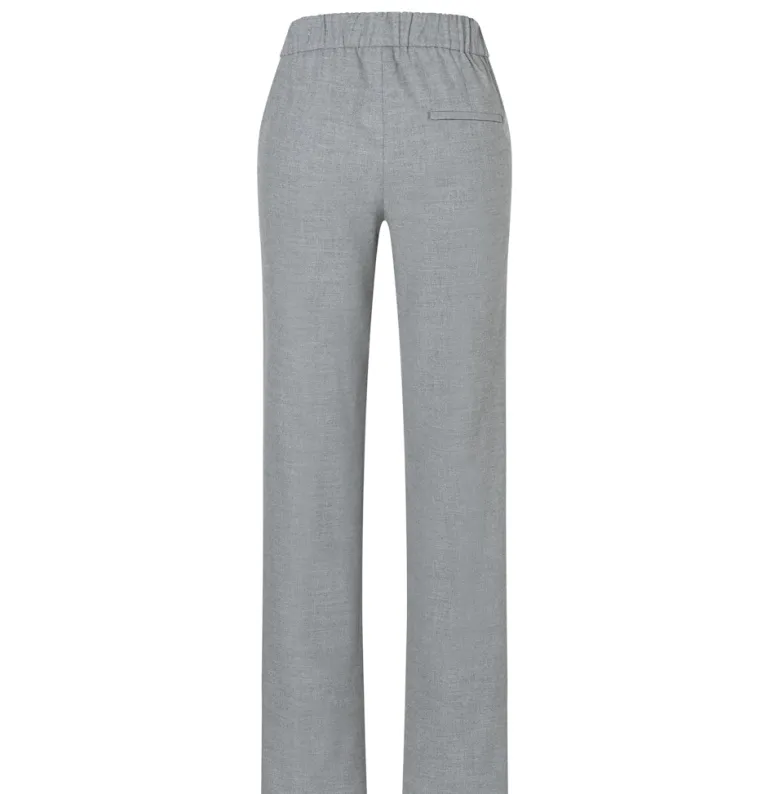 MAC JEANS - CHIARA, Premium fluid Flanell grau1
