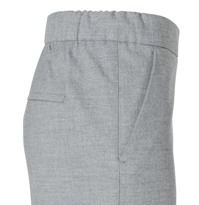 MAC JEANS - CHIARA, Premium fluid Flanell grau1