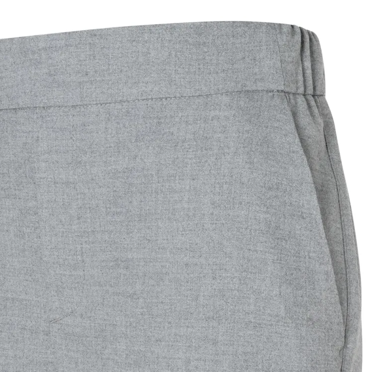 MAC JEANS - CHIARA, Premium fluid Flanell grau1