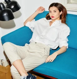 MAC JEANS - CHINO, Authentic stretch gabardine beige