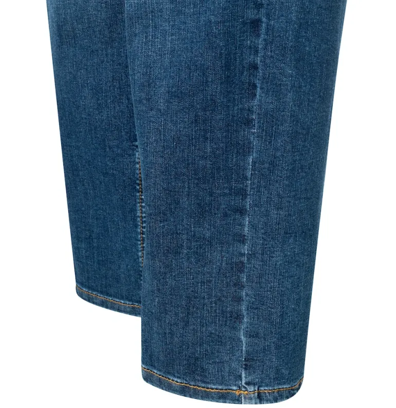 MAC JEANS - CULOTTE, Light weight denim blau