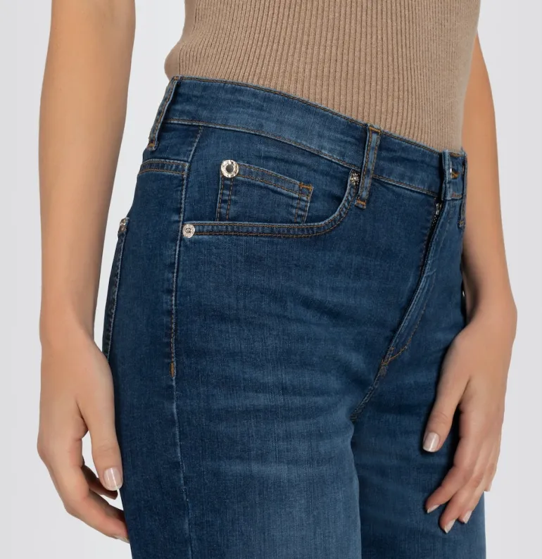 MAC JEANS - CULOTTE, Light weight denim blau
