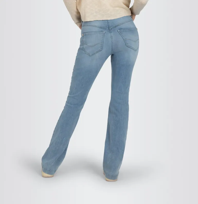 MAC JEANS - DREAM BOOT, Authentic mega flex blau