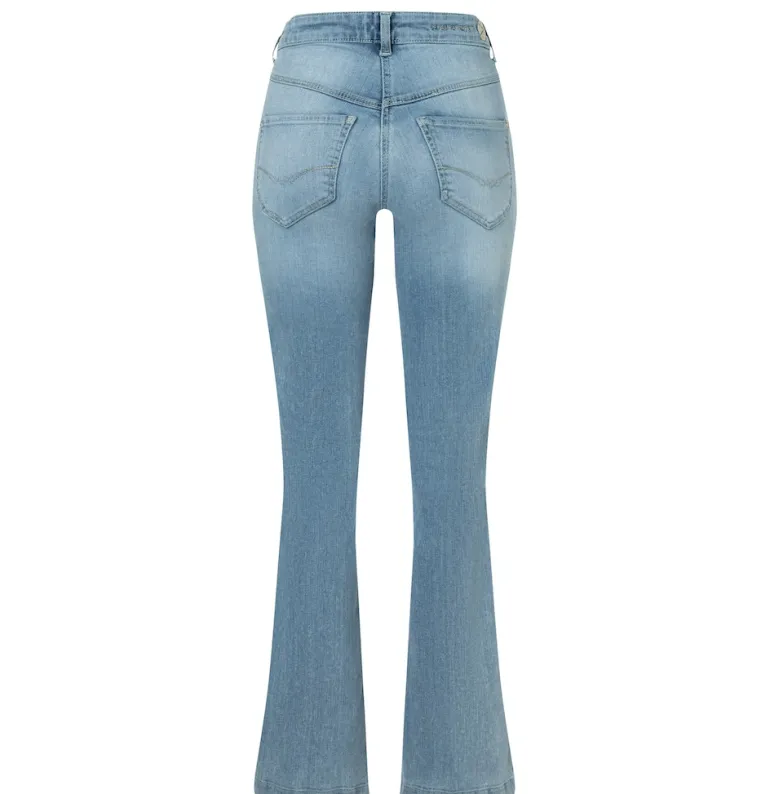 MAC JEANS - DREAM BOOT, Authentic mega flex blau