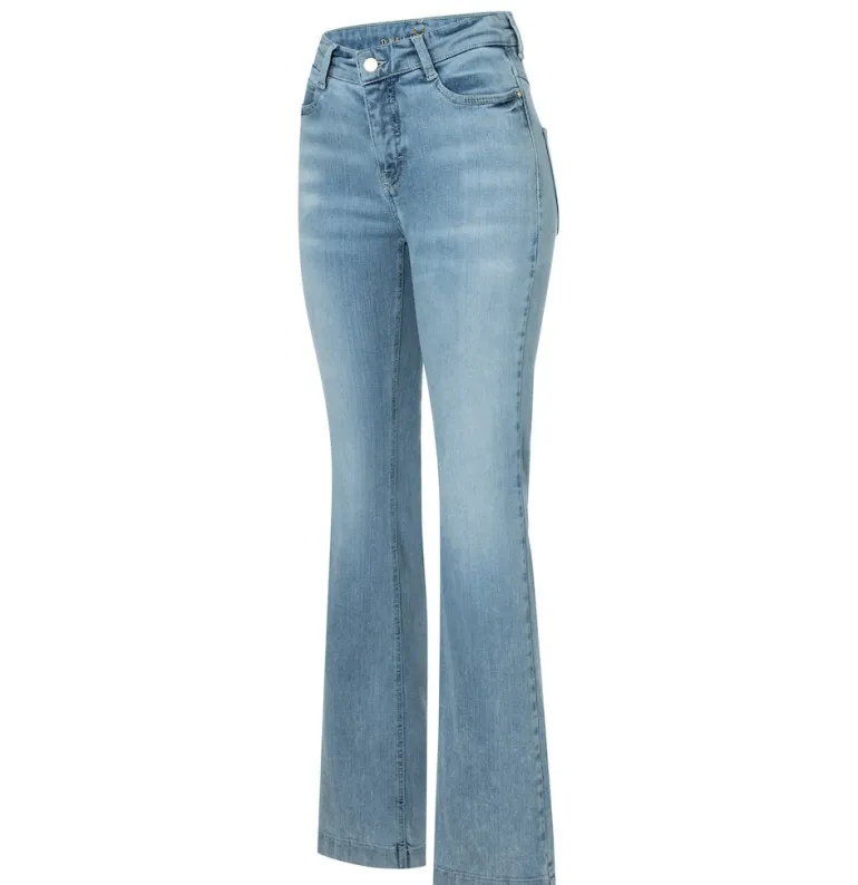 MAC JEANS - DREAM BOOT, Authentic mega flex blau