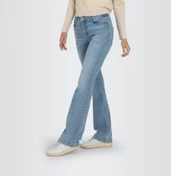 MAC JEANS - DREAM BOOT, Authentic mega flex blau