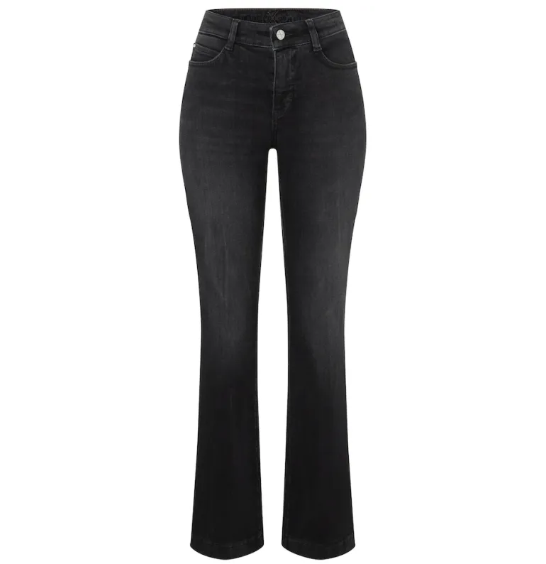 MAC JEANS - DREAM BOOT, Authentic mega flex schwarz