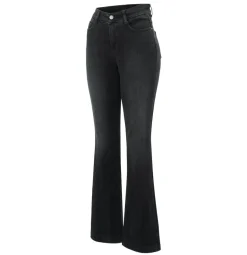 MAC JEANS - DREAM BOOT, Authentic mega flex schwarz