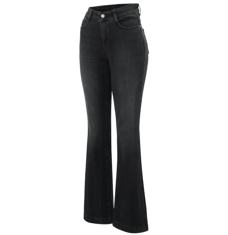 MAC JEANS - DREAM BOOT, Authentic mega flex schwarz