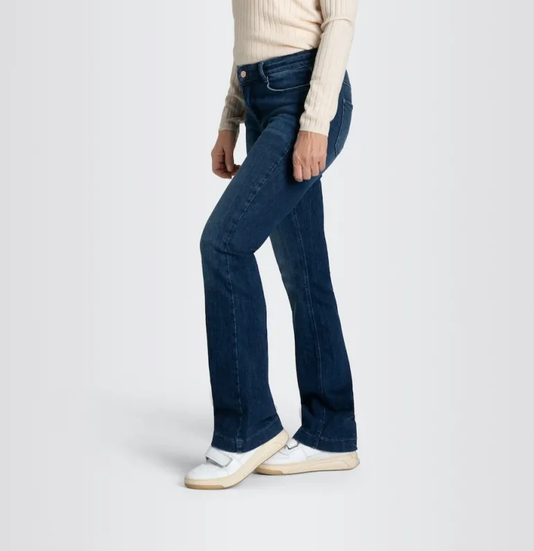 MAC JEANS - DREAM BOOT, Authentic mega flex blau1