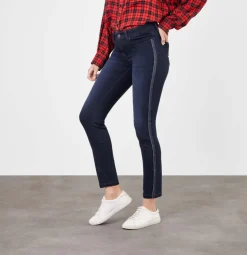 MAC JEANS - DREAM SLIM denim chain, Dream denim blau