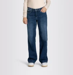 MAC JEANS - DREAM WIDE, Authentic mega flex blau