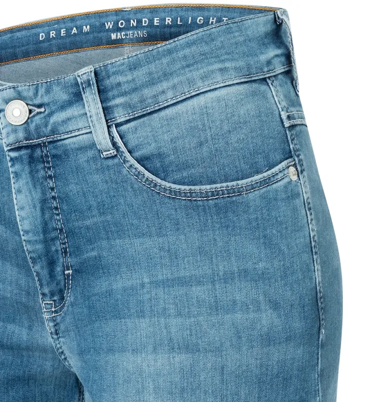 MAC JEANS - DREAM WIDE, DREAM Wonder light Denim blau