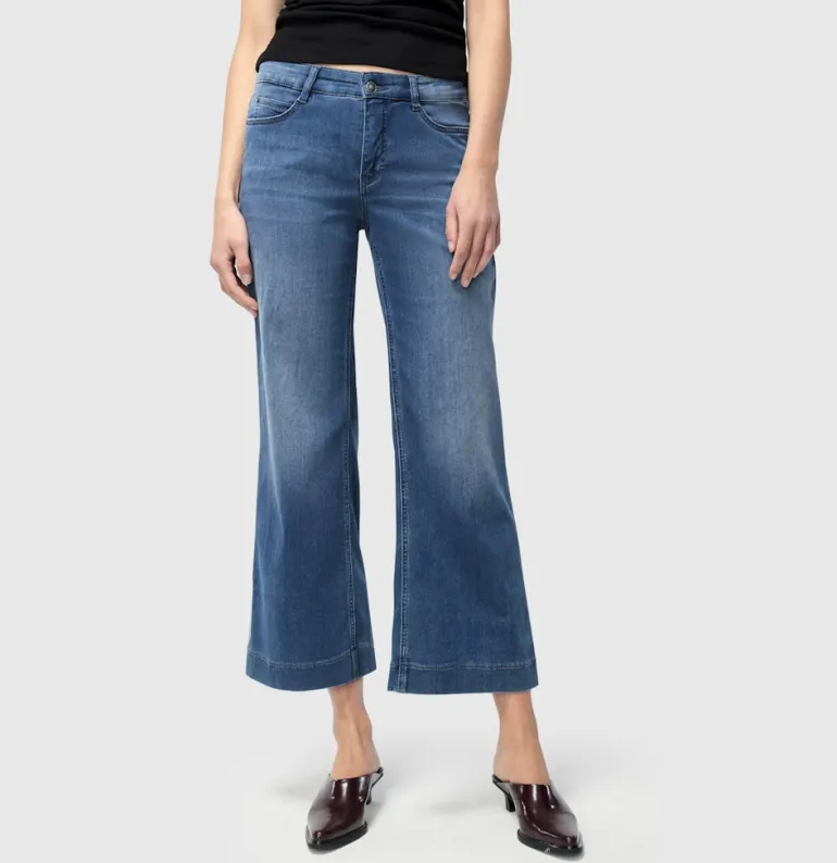 MAC JEANS - DREAM WIDE, DREAM Wonder light Denim blau