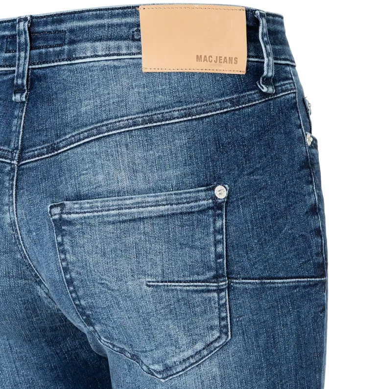 MAC JEANS - DRIVER PANTS, High stretch performance blau