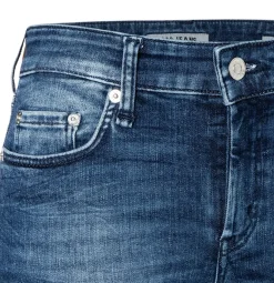 MAC JEANS - DRIVER PANTS, High stretch performance blau