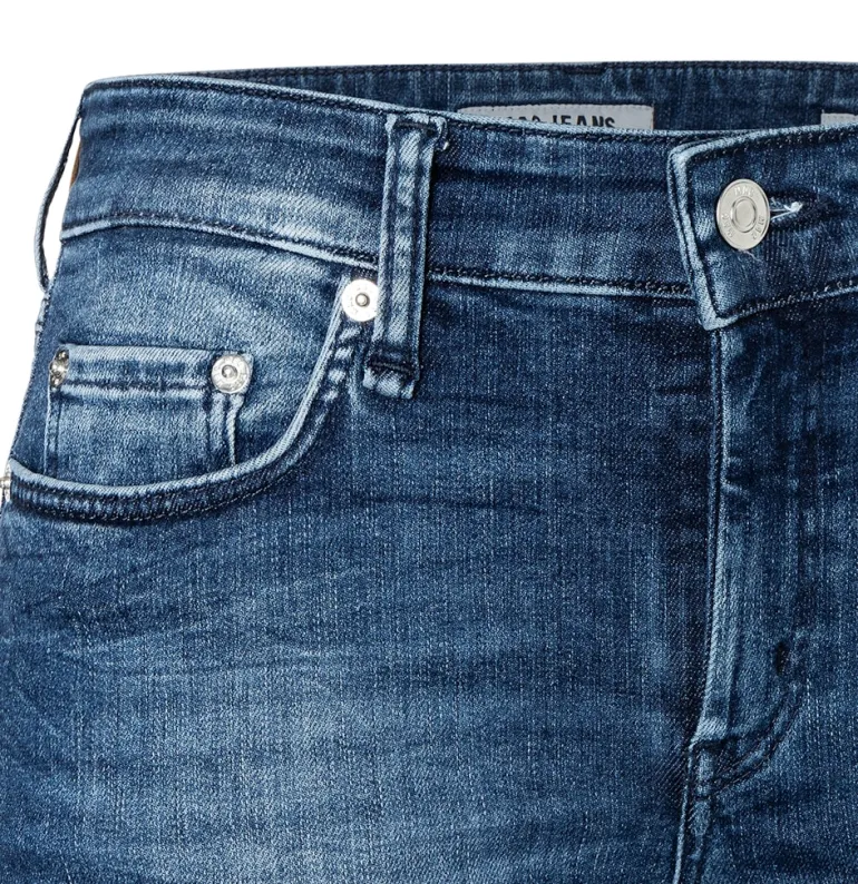 MAC JEANS - DRIVER PANTS, High stretch performance blau