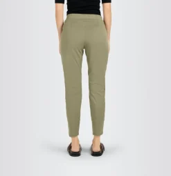 MAC JEANS - EASY, Authentic stretch gabardine grün