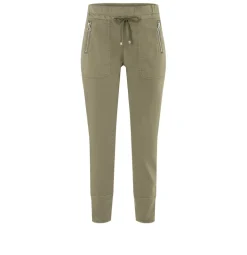 MAC JEANS - EASY, Authentic stretch gabardine grün
