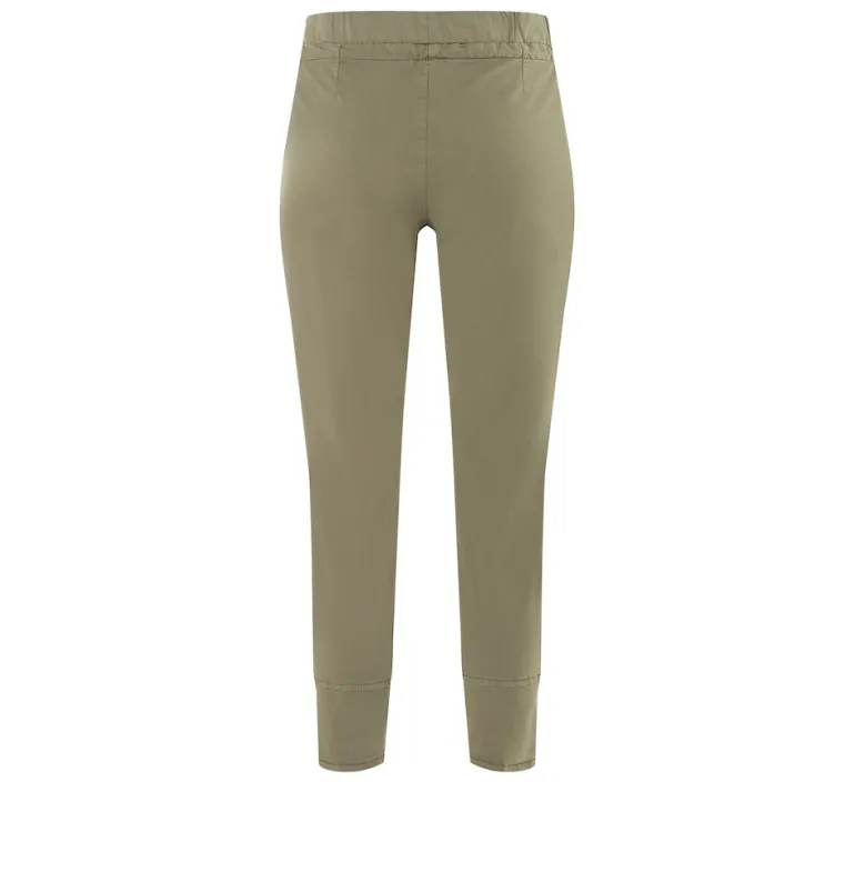 MAC JEANS - EASY, Authentic stretch gabardine grün