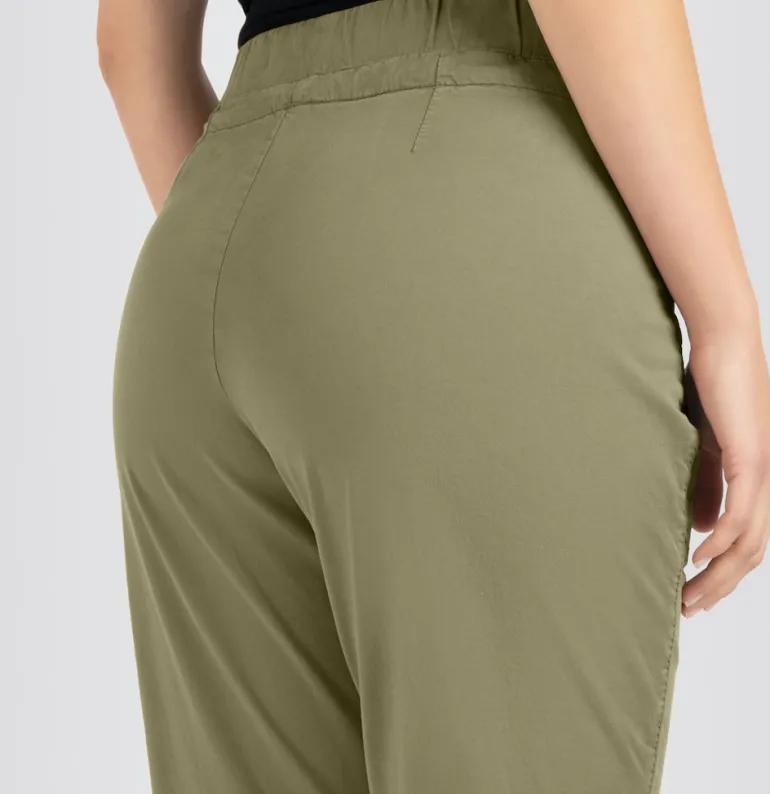 MAC JEANS - EASY, Authentic stretch gabardine grün