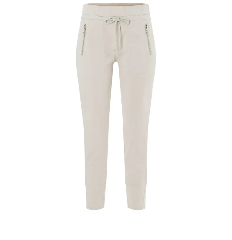 MAC JEANS - EASY, Authentic stretch gabardine beige