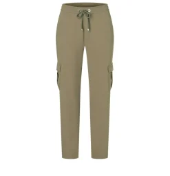 MAC JEANS - EASY, Floating crepe grün