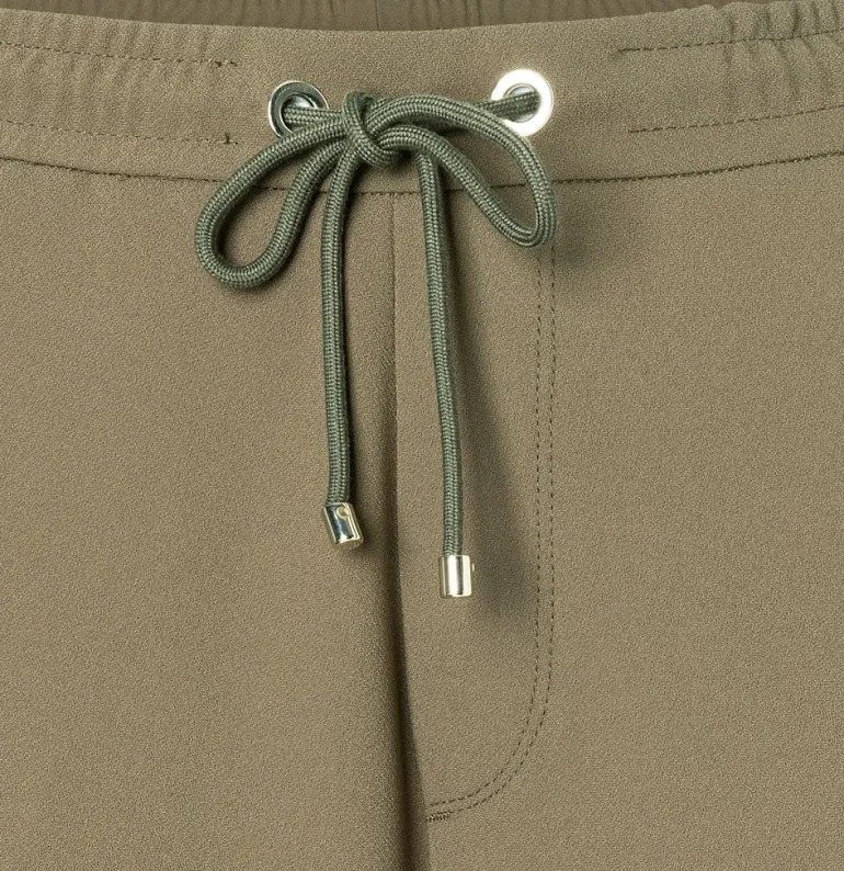 MAC JEANS - EASY, Floating crepe grün