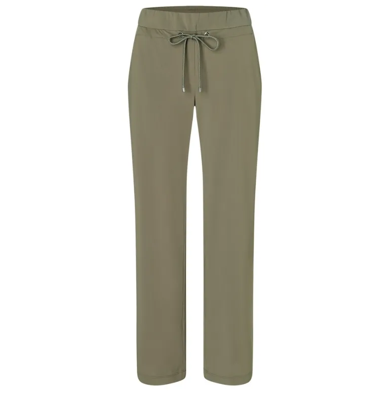 MAC JEANS - EASY WIDELEG, Premium techno stretch grün