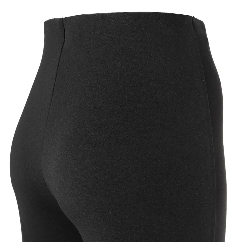MAC JEANS - FLARE, Light Jersey schwarz