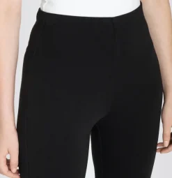 MAC JEANS - FLARE, Light Jersey schwarz